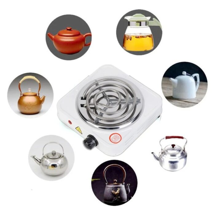 Single electric stove silver criest